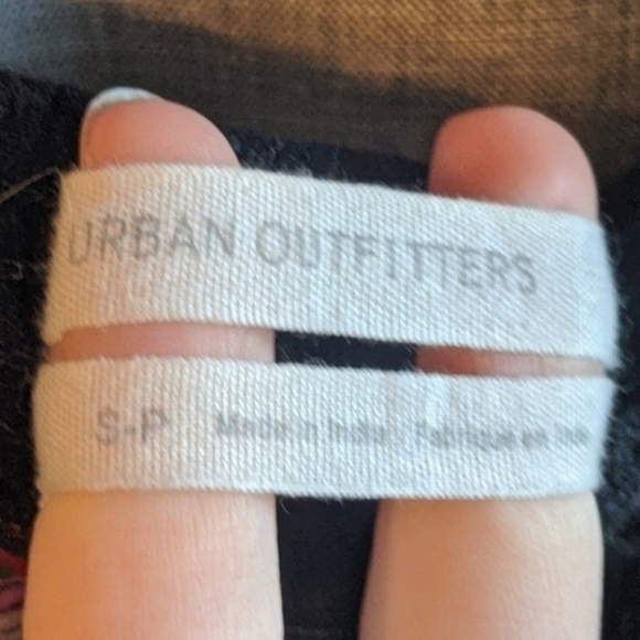 Urban Outfitters Marissa Floral Gauzy Lace Black Romper Women's Small S EUC Cute - Picture 9 of 11